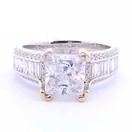 Krizanti 1 1/2 ct Semi Mount Ring in 18K