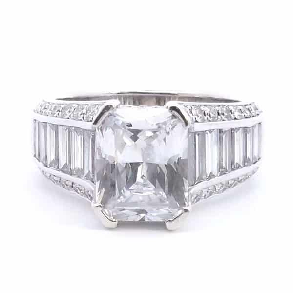 Krizanti 1 3/4 ct Semi Mount Ring in 18K