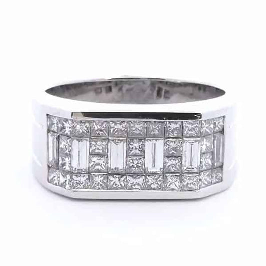 Krizanti 2 ct Gents Ring in 18K