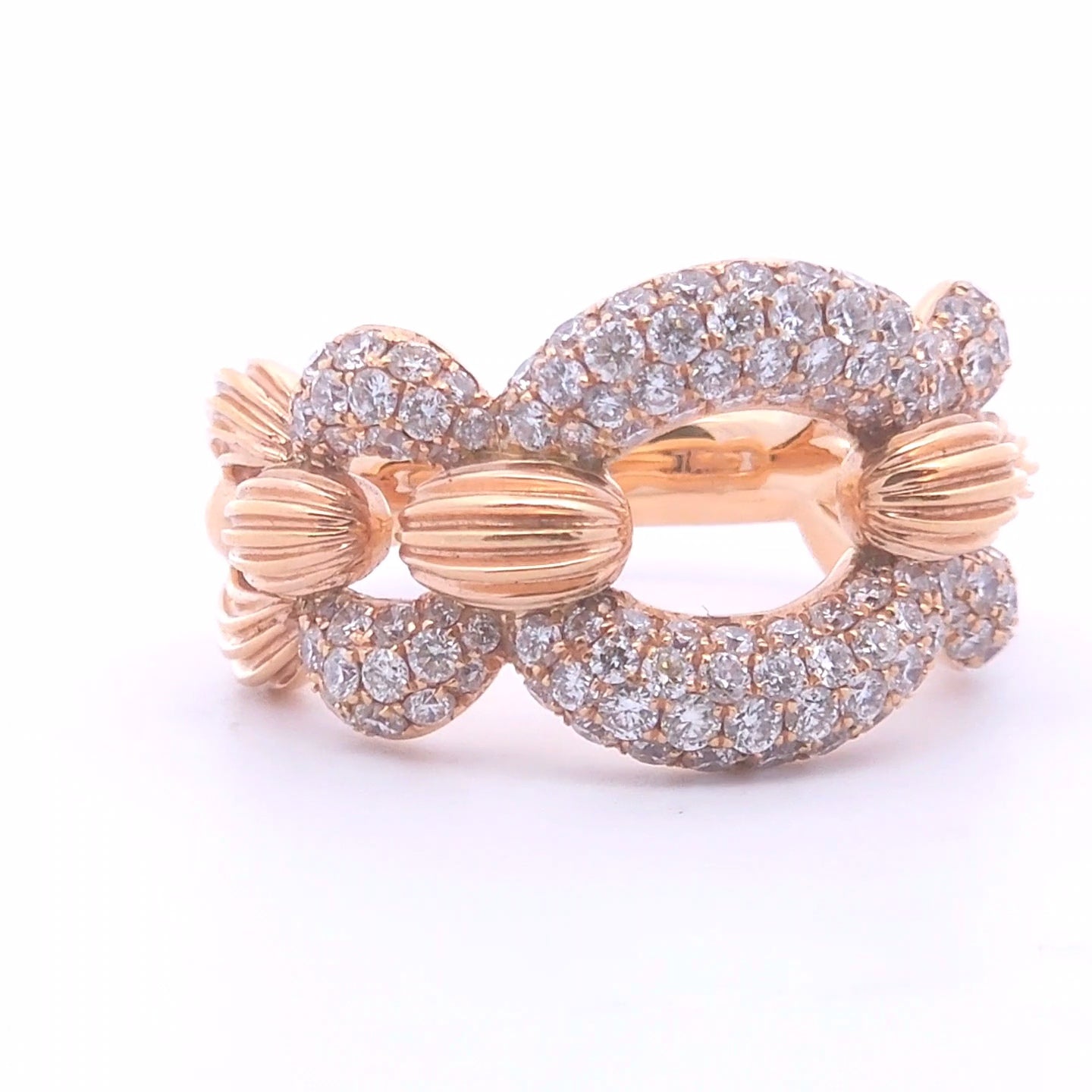 1.50ct Rose Gold Diamond Fashion Ring in 18k