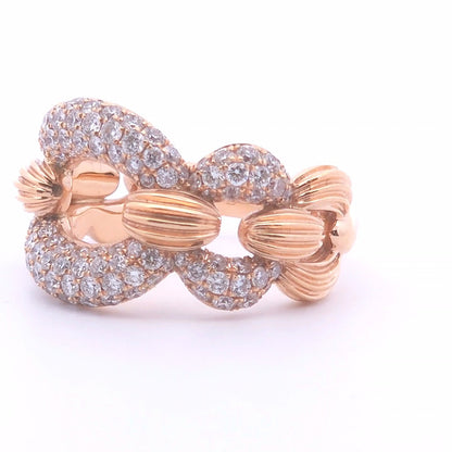 1.50ct Rose Gold Diamond Fashion Ring in 18k