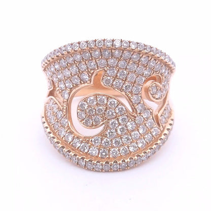 1.87ct Diamond Fashion Ring in 14k Rose Gold