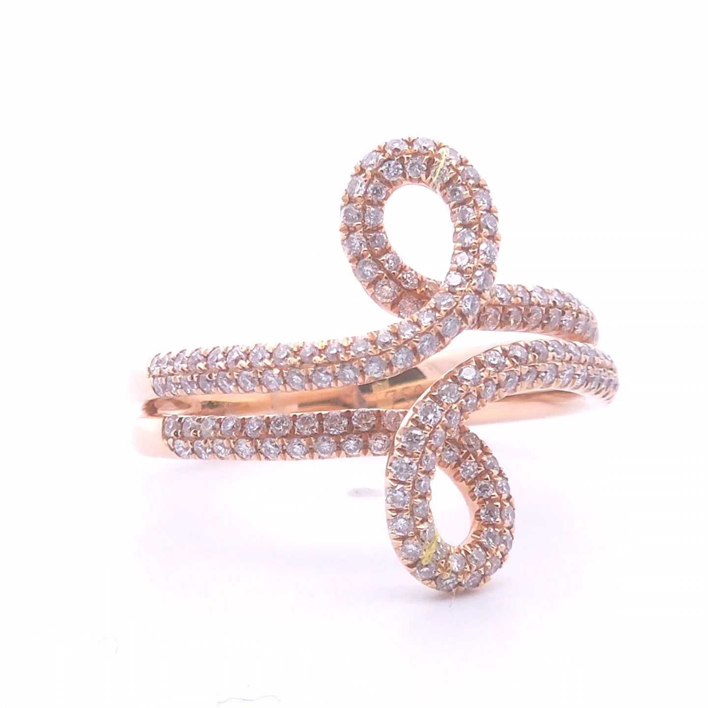 0.59ct Diamond Fashion Ring in 18k Rose Gold