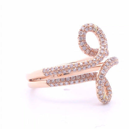 0.59ct Diamond Fashion Ring in 18k Rose Gold