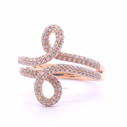 0.59ct Diamond Fashion Ring in 18k Rose Gold