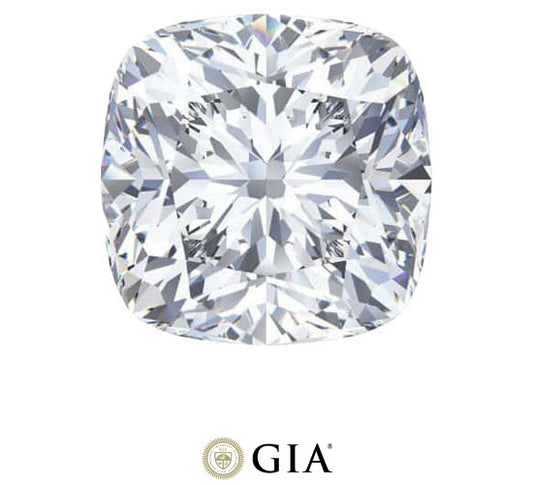 Cushion 1.50 Carat Certified Loose Diamond - L VS2, GIA Certified