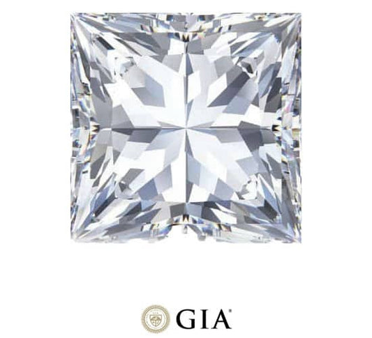 Princess 1.50 Carat Certified Loose Diamond - I I1, GIA Certified